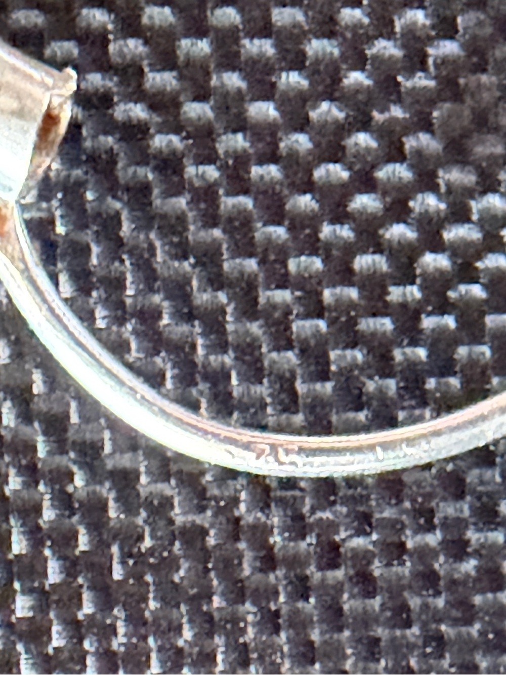 Solid 925 Sterling Silver Hoop Earrings - Picture 5 of 5